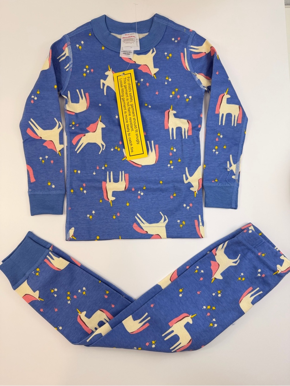 NWT Hanna Andersson Unicorn PJs 3T